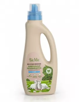 BioMio, Пятновыводитель универсальный для стирки белья без запаха Bio-Stain Remover, 750 мл