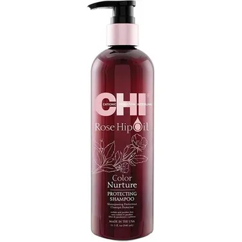 Защитный шампунь с маслом шиповника Color Nurture 340 мл, Chi
