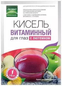 Леовит БиоИнновации - Кисель Витаминный для глаз с лютеином 18 гр