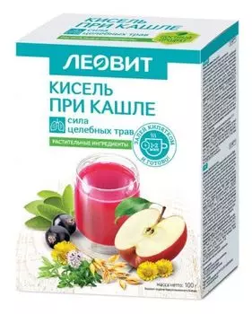 Леовит - Кисель При кашле 5 пакетов по 20 гр