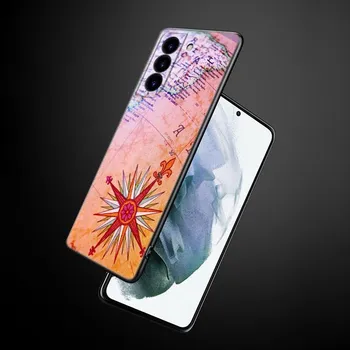 Чехол для телефона с картой мира для Samsung Galaxy S22 Pro S21 S20 Ultra FE S10 Lite 5G S10E S9 S8 Plus, мягкий черный чехол из ТПУ Samsung S10 E