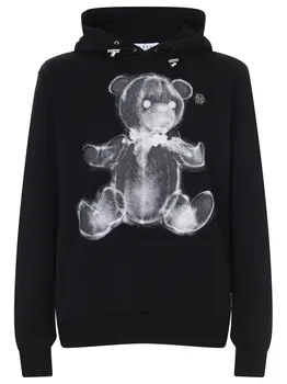 Худи хлопковое с принтом PHILIPP PLEIN