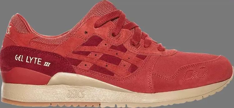 Кроссовки gel lyte iii 'tandori spice' Asics, красный
