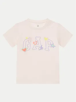 Футболка обычного кроя 710283-04 Gap, розовый