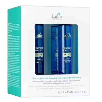 Регенерирующие ампулы для поврежденных волос, 4х13 мл La'dor, Perfect Hair Fill-Up Ampoule