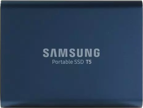 Внешний твердотельный накопитель (SSD) Samsung 500Gb T5, 2.5", USB 3.1 Type-C, синий (MU-PA500B/WW)