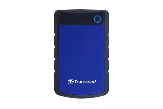 Внешний жесткий диск (HDD) Transcend 4Tb StoreJet 25H3, 2.5", USB 3.0, черный/синий (StoreJet/TS4TSJ25H3B)