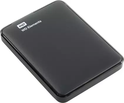 Внешний жесткий диск (HDD) Western Digital 1Tb Elements Portable, 2.5", USB 3.0, черный (WDBUZG0010BBK-WESN)