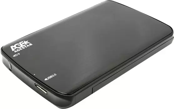 Внешний бокс AgeStar 1x 2.5" USB 3.0, черный (3UB2A12)