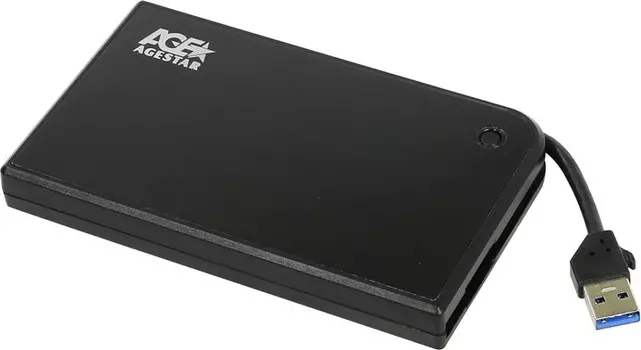 Внешний бокс AgeStar 1x 2.5" USB 3.0, черный (3UB2A14)