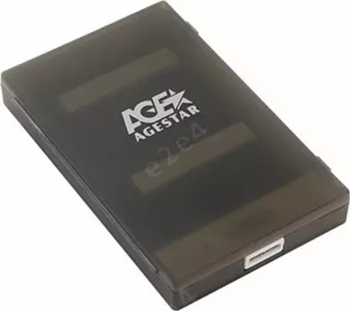 Внешний бокс AgeStar 1x 2.5" USB 3.0, черный (3UBCP1-6G)