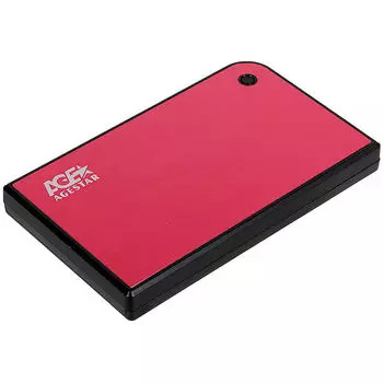 Внешний бокс AgeStar 1x 2.5" USB 3.0, красный (3UB2A14)