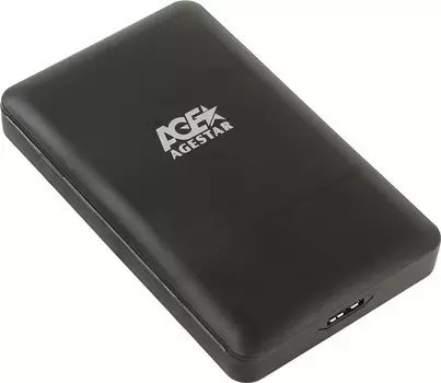 Внешний бокс AgeStar 1x USB 3.0, черный (3UBCP3)
