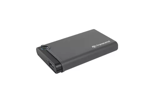 Внешний бокс TRANSCEND 1x 2.5" USB 3.1, серый (TS0GSJ25CK3)