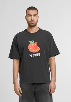 Футболка с принтом SMILEY HONEYCRISP Market, черный