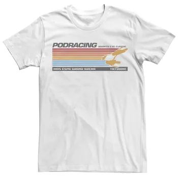 Мужская футболка Star Wars Retro Line Podrace Licensed Character