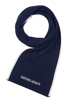 Шарф Emporio Armani, синий