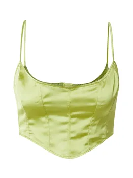 Укороченный топ Nasty Gal Top, лаймовый