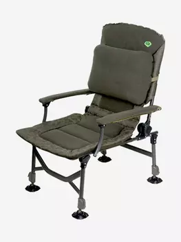 Кресло карповое CARP PRO Diamond c флисовой подушкой, Зеленый