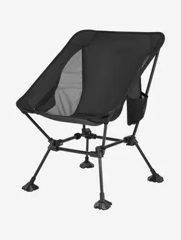 Кресло складное 2406 ULTRALIGHT SQUARE TALL CHAIR, черный, Черный