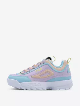 Кроссовки для девочек FILA Disruptor II, Голубой, размер 37.5