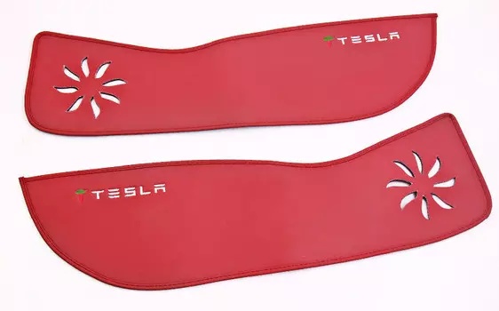 Защитные накладки на низ боковых дверей GPPower 015800 для Tesla Model S (2012 - 2016)