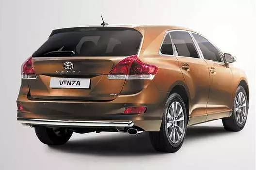 Защита задняя 60 мм middle Souz-96 TVEN.75.1851 Toyota Venza (1G) рест. 2012-