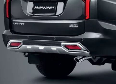 Защитная накладка на задний бампер Тайланд для Mitsubishi Pajero Sport 2020 +