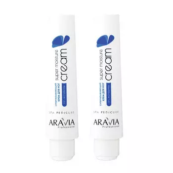 Aravia Professional Суперувлажняющий крем для ног с мочевиной "Super Moisture", 2х100 мл (Aravia Professional)