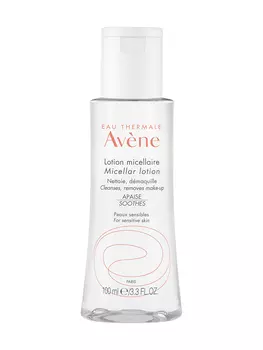Avene Мицеллярный лосьон для очищения кожи и удаления макияжа, 100 мл (Avene, Sensibles)