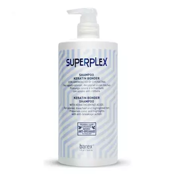 Barex Шампунь-бондер с кератиновыми аминокислотами Keratin Bonder Shampoo, 750 мл (Barex, Superplex)