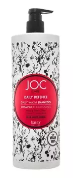 Barex Шампунь Daily Defence с коноплей и зеленой икрой для ежедневного применения, 1000 мл (Barex, JOC)