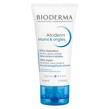 Bioderma Крем для рук восстанавливающий Атодерм, 50 мл (Bioderma, Atoderm)