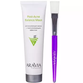 Aravia Professional Набор для проблемной и жирной кожи (маска, 100 мл + кисть для нанесения масок, 1 шт) (Aravia Professional)