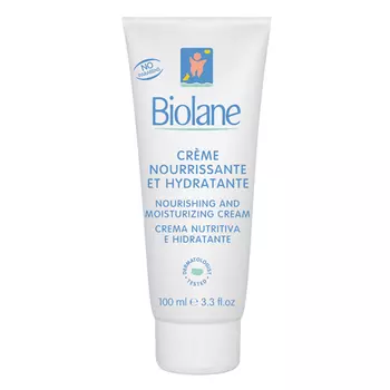 Biolane Детский питательный и увлажняющий крем для лица и тела, 100 мл (Biolane, Уход за детской кожей)