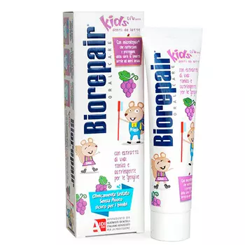 Biorepair Зубная паста Kids детская с экстрактом винограда, 50 мл (Biorepair, Детская гамма)
