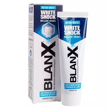 Blanx Отбеливающая зубная паста White Shock Instant White мгновенное отбеливание, 75 мл (Blanx, Зубные пасты Blanx)