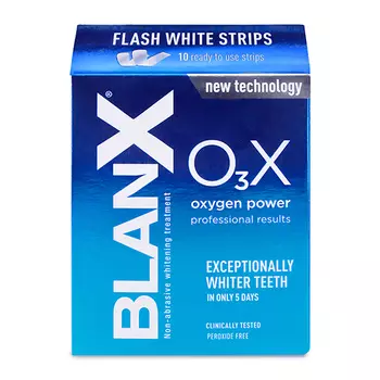 Blanx Отбеливающие полоски O3X Flash White Strips Сила кислорода (Blanx, Специальный уход Blanx)