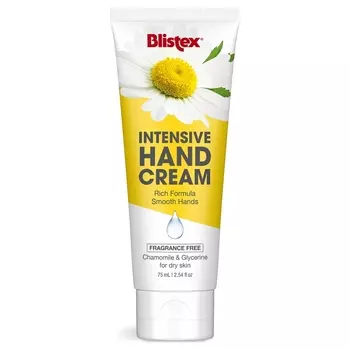 Blistex Крем для рук без запаха Intensive Hand Cream Free fragrance, 75 мл (Blistex, Уход за руками)