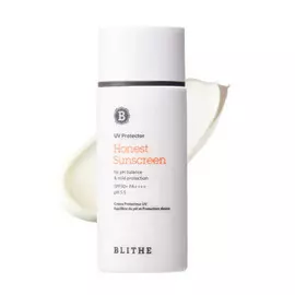 Blithe Солнцезащитный крем UV Protector Honest SPF50+ PA++++ , 50 мл (Blithe, Sunscreen)
