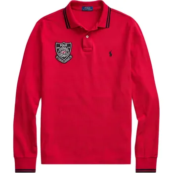 Polo Ralph Lauren Рубашка поло с длинным рукавом с вышитым логотипом пони Мужские топы MNPOKNI16820290-620 XL