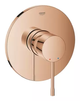 Смеситель однорычажный для душа GROHE Essence, круглая розетка, теплый закат глянец (24057DA1)