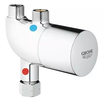 Термостат GROHE Grohtherm Micro для установки под раковиной или мойкой, термическая защита от ожога, хром (34487000)