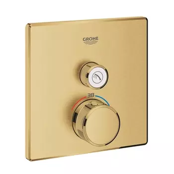 Термостат GROHE Grohtherm SmartControl для встраиваемого монтажа на 1 выход, холодный рассвет матовый (29123GN0)