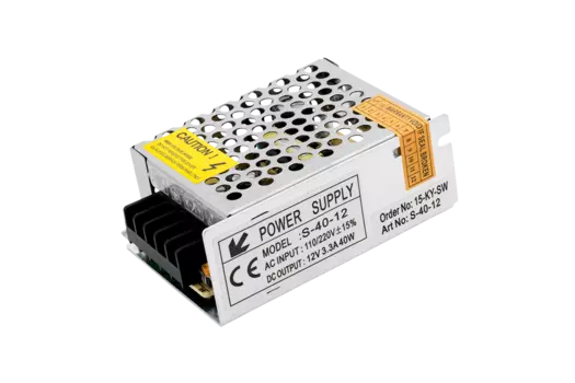 Блок питания для светодиодов 220/12V 40W, IP20 сетка
