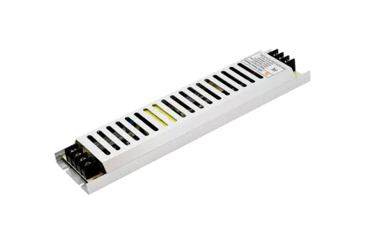 Блок питания для светодиодов ультратонкий в металлическом корпусе 220/12V 150W, IP20 сетка