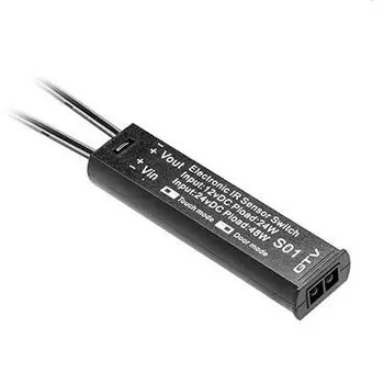 Датчик движения сенсорный, универсальный 12V, черный с встроенным диммером