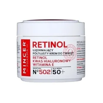 Ретинол 50+, подтягивающий полужирный крем для лица 502, 50 мл Mincer Pharma