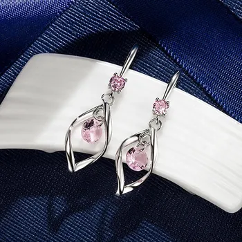 Простые серьги SACE GEMS, женственные мягкие серьги, индивидуальные серьги с бриллиантами, серьги принцессы, ювелирные изделия синий