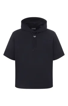 Хлопковое худи Emporio Armani